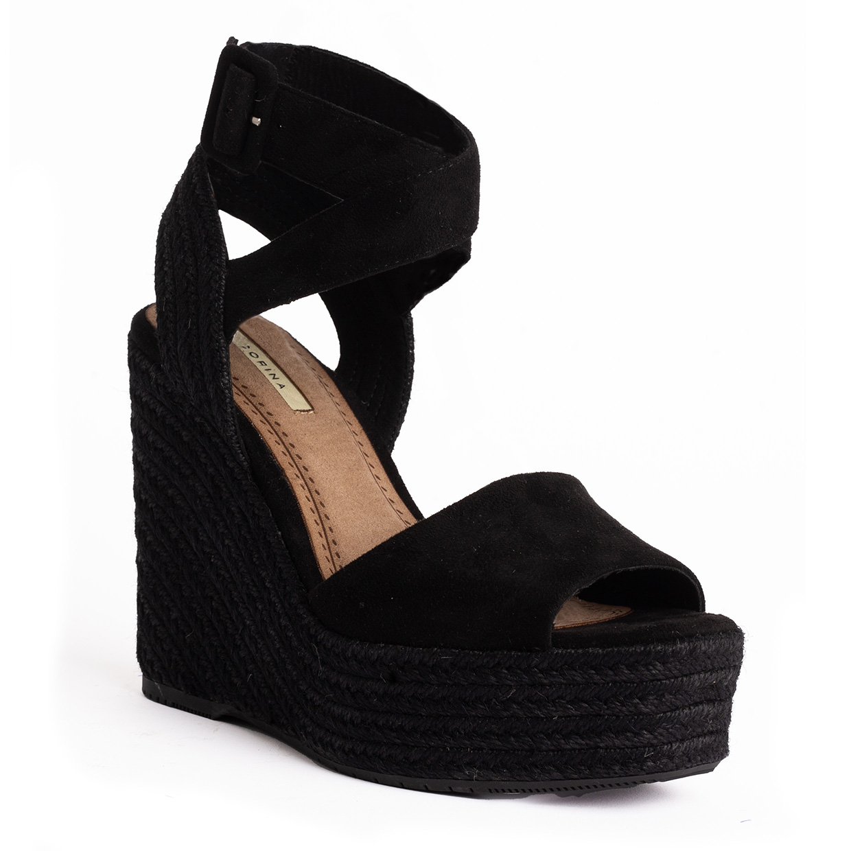 Cuña alta de esparto y ante - Imagen 4